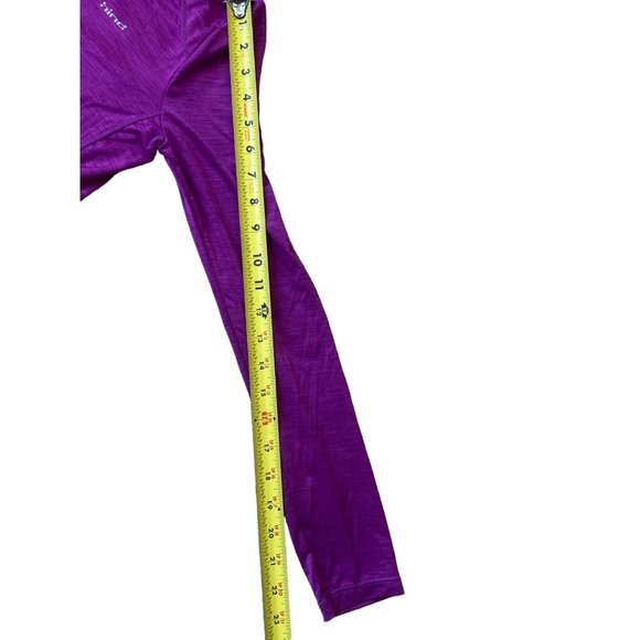 Hind Womens Layering Top Small Purple Long Sleeve Athletic Running Athleisure - Picture 6 of 6